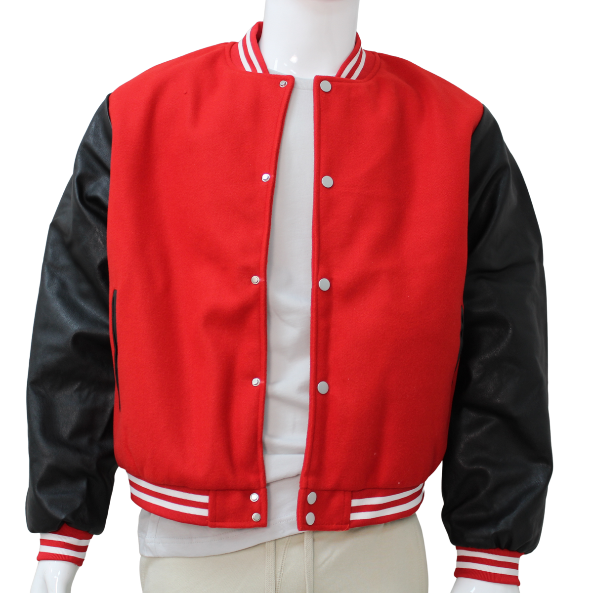 Adult Varsity Jacket with Leather Arm