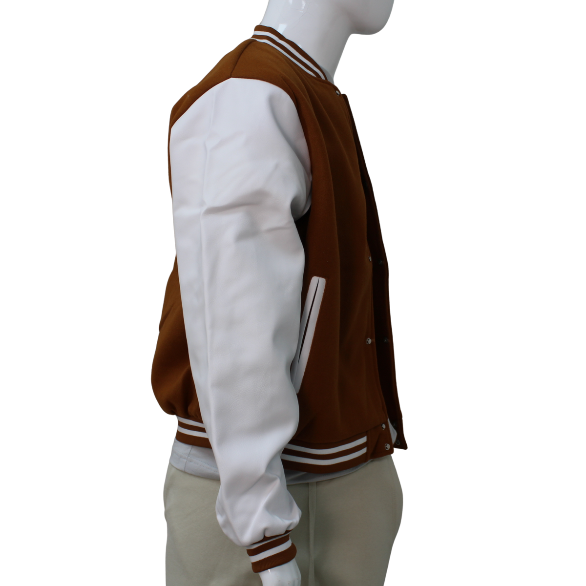 Adult Varsity Jacket with Leather Arm