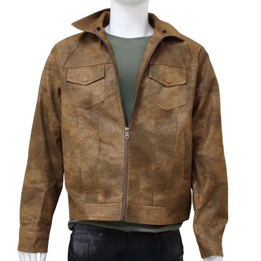 Leather Bomber Jacket