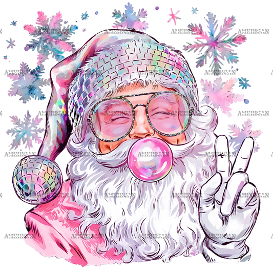 Bubble Santa-5 DTF Transfer