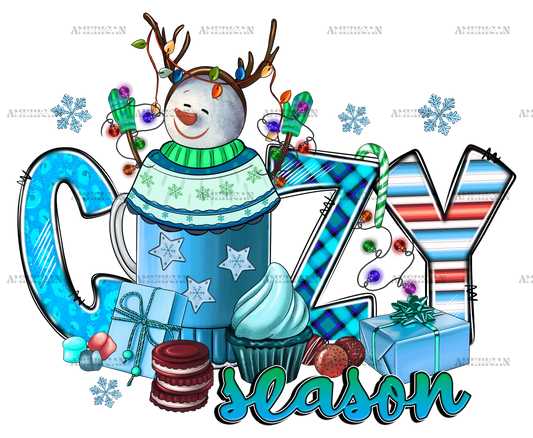 Christmas Cozy Season DTF Transfer