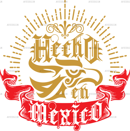 Hecho En Mexico Dtf Transfer
