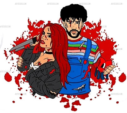 Karol G Bad Bunny Dtf Transfer