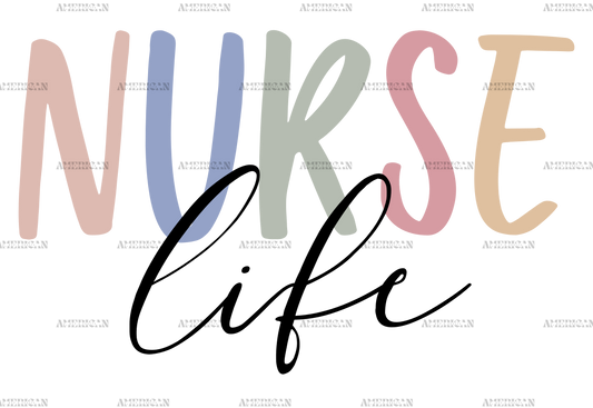 Nurse Life-3 DTF Transfer