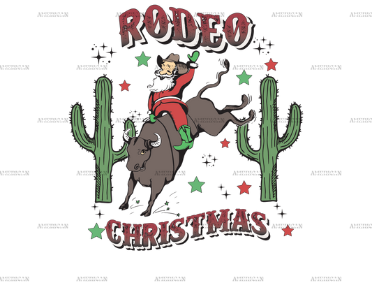 Rodeo Christmas DTF Transfer