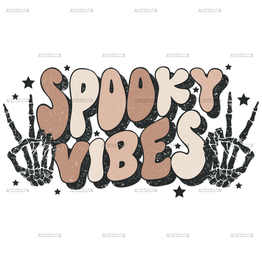 Spooky Vibes DTF Transfer