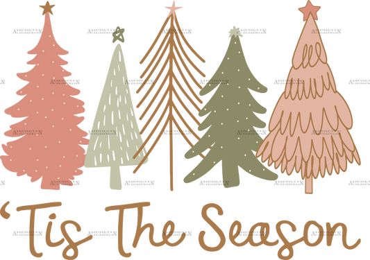 Tis The Season Trees DTF Transfer
