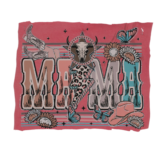MAMA RhineStone DTF Transfer