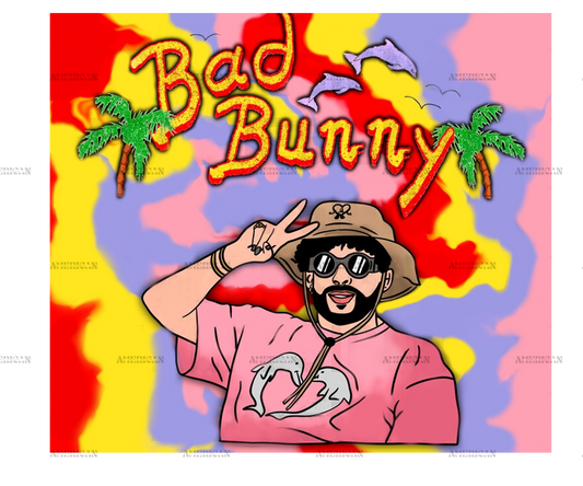 Bad Bunny Dtf Transfer