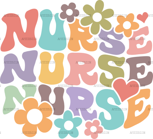 Nurse Nurse Nurse DTF Transfer