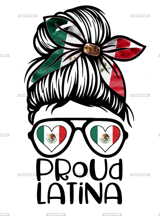 Proud Latina Dtf Transfer
